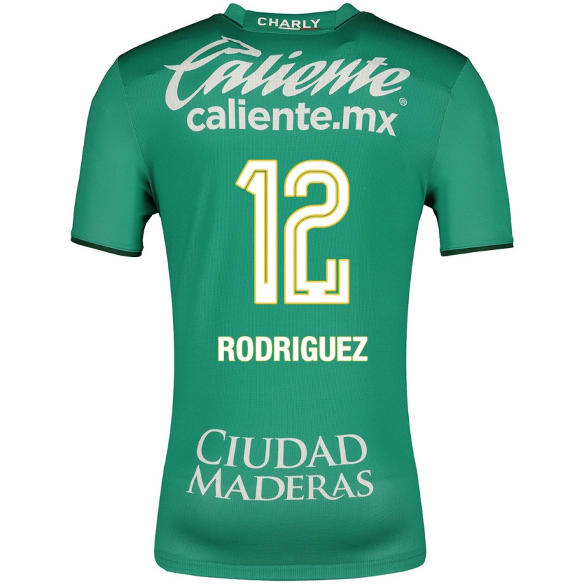 Dětské Lixy Rodríguez #12 Zelená Domů Hráčské Dresy 2023/24 Dres