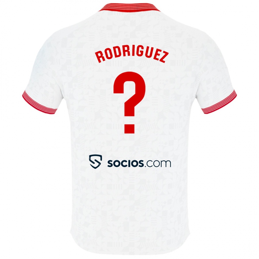 Dětské Ángel Rodríguez #0 Bílý Domů Hráčské Dresy 2023/24 Dres