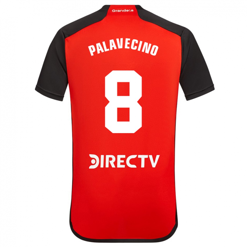 Dětské Agustin Palavecino #8 Červené Daleko Hráčské Dresy 2023/24 Dres