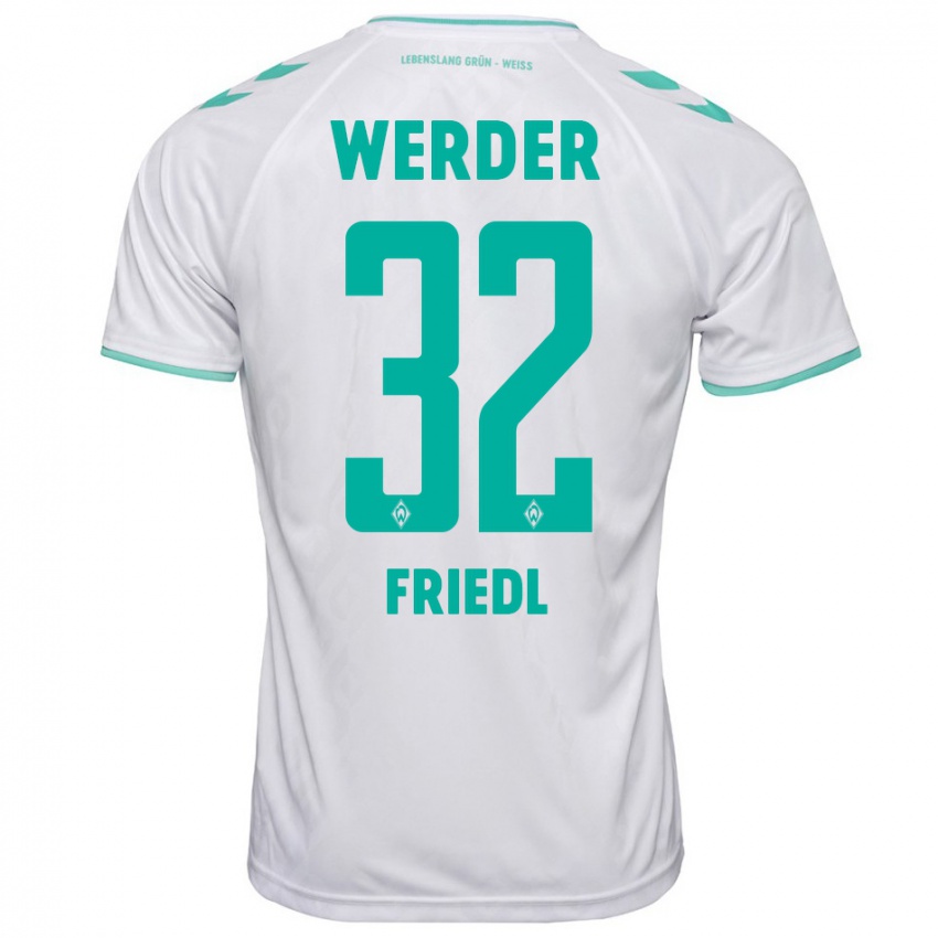 Dětské Marco Friedl #32 Bílý Daleko Hráčské Dresy 2023/24 Dres