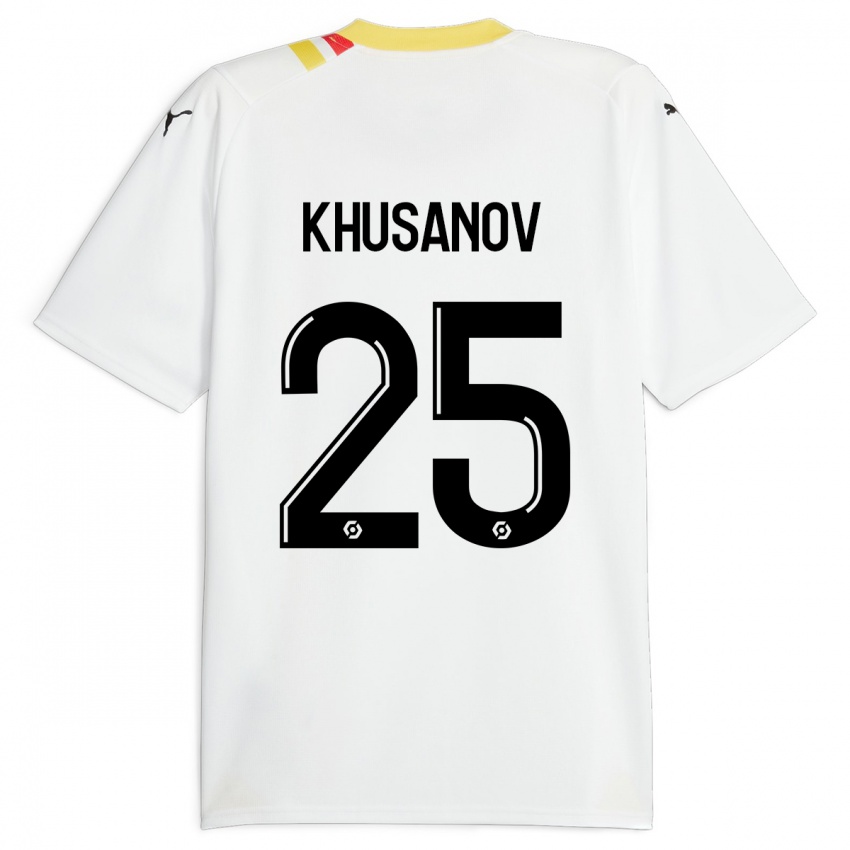 Dětské Abdukodir Khusanov #25 Černá Daleko Hráčské Dresy 2023/24 Dres