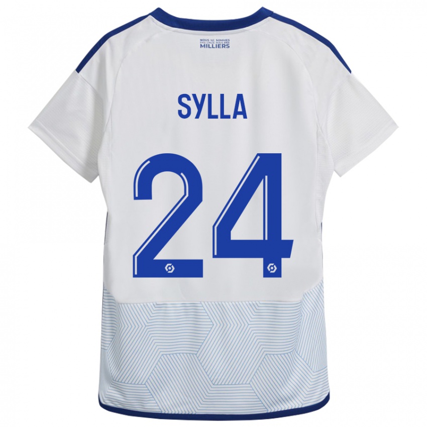 Dětské Abakar Sylla #24 Bílý Daleko Hráčské Dresy 2023/24 Dres