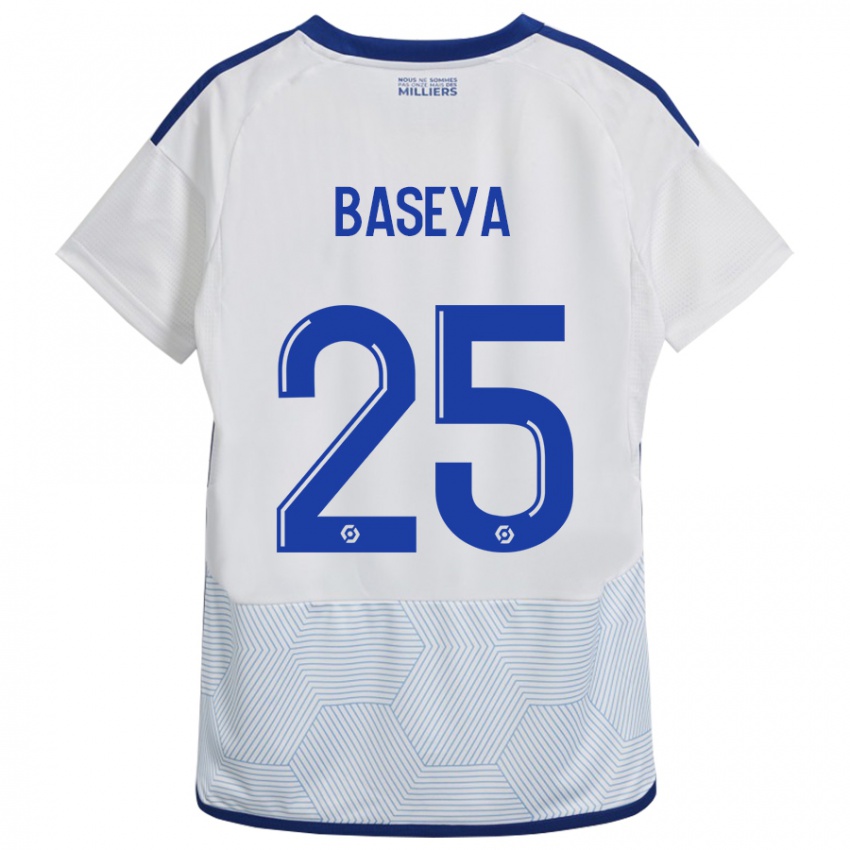 Dětské Steven Baseya #25 Bílý Daleko Hráčské Dresy 2023/24 Dres