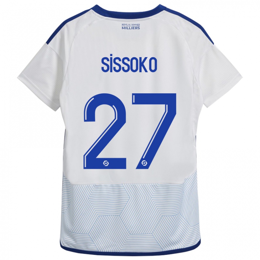 Dětské Ibrahima Sissoko #27 Bílý Daleko Hráčské Dresy 2023/24 Dres