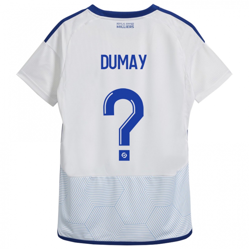 Dětské Yoann Dumay #0 Bílý Daleko Hráčské Dresy 2023/24 Dres