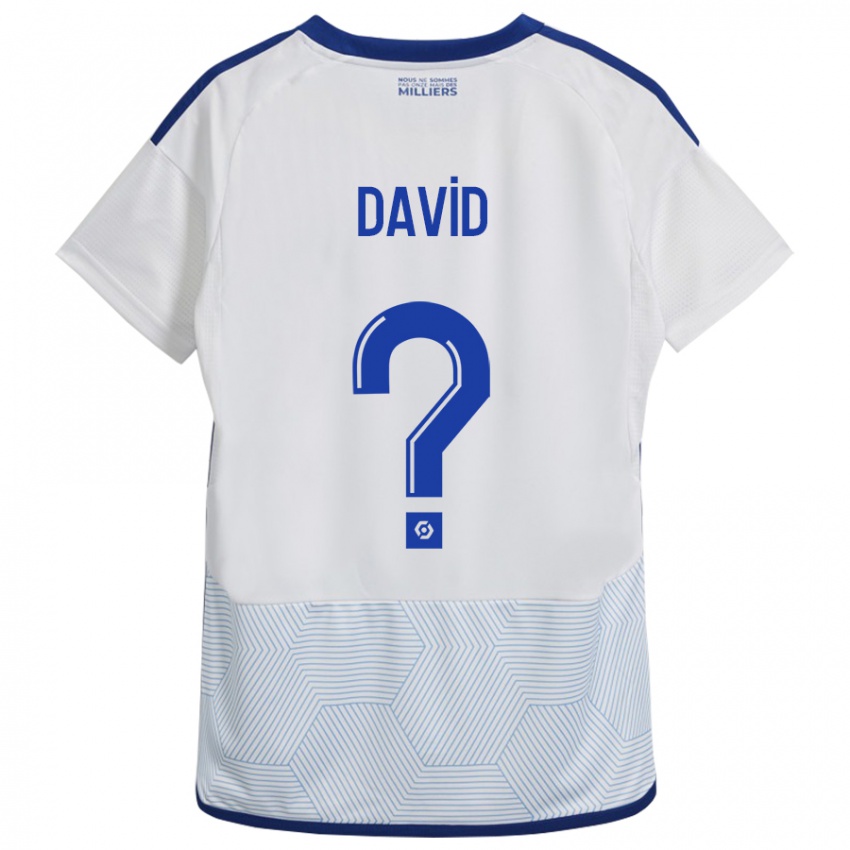 Dětské David #0 Bílý Daleko Hráčské Dresy 2023/24 Dres