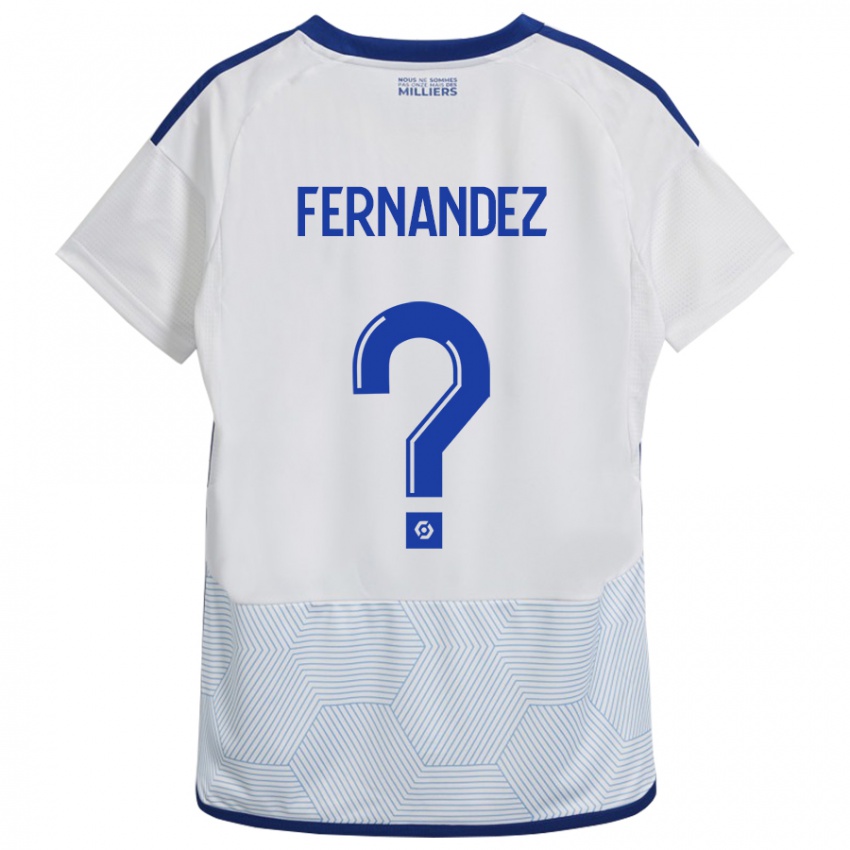 Dětské Elies Araar Fernandez #0 Bílý Daleko Hráčské Dresy 2023/24 Dres