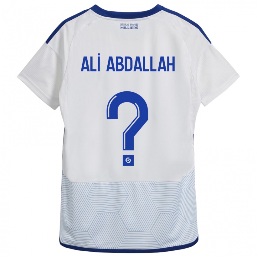 Dětské Aboubacar Ali Abdallah #0 Bílý Daleko Hráčské Dresy 2023/24 Dres