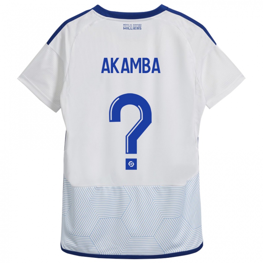 Dětské Fred Akamba #0 Bílý Daleko Hráčské Dresy 2023/24 Dres