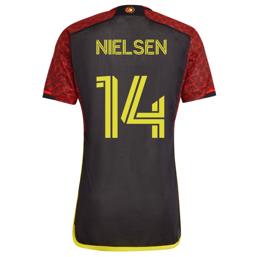 Dětské Taylor Nielsen #14 Oranžový Daleko Hráčské Dresy 2023/24 Dres