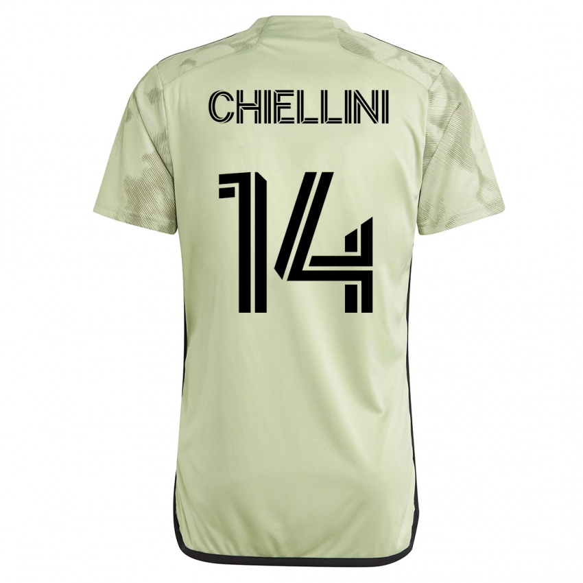 Dětské Giorgio Chiellini #14 Zelená Daleko Hráčské Dresy 2023/24 Dres