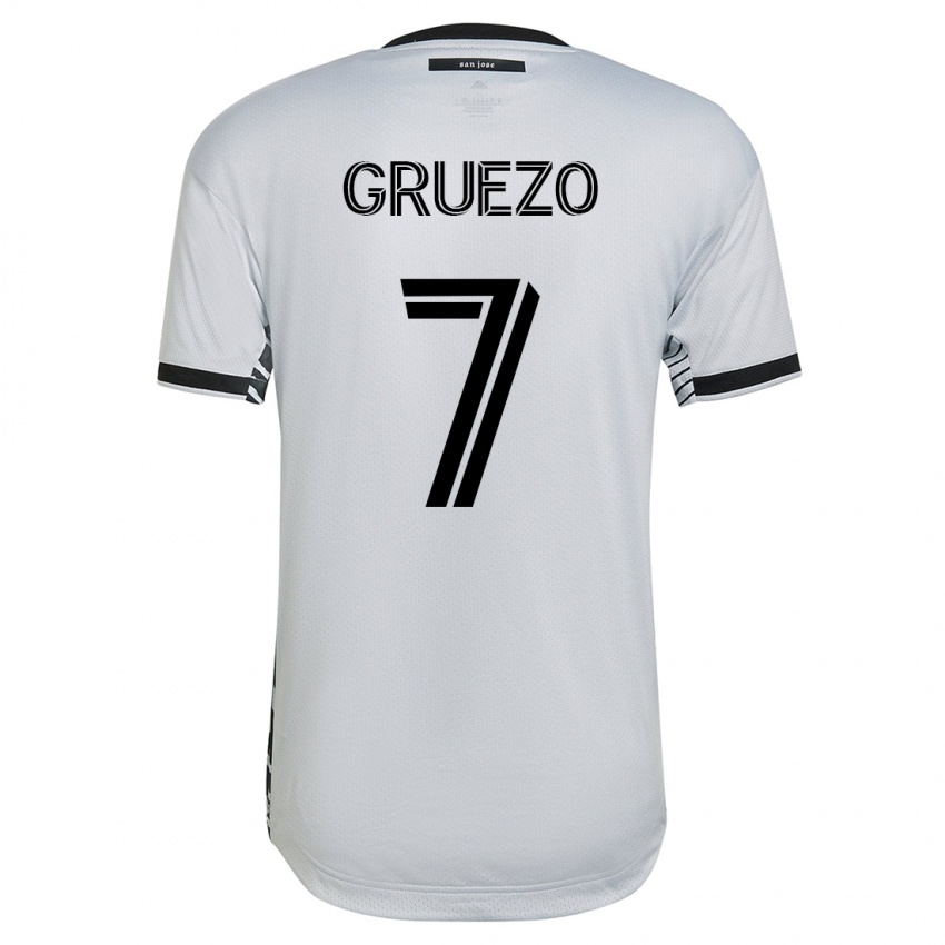 Dětské Carlos Gruezo #7 Bílý Daleko Hráčské Dresy 2023/24 Dres