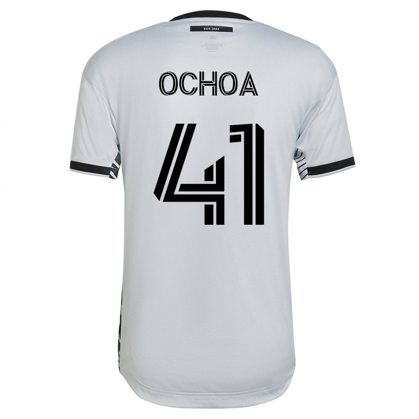 Dětské Emmanuel Ochoa #41 Bílý Daleko Hráčské Dresy 2023/24 Dres