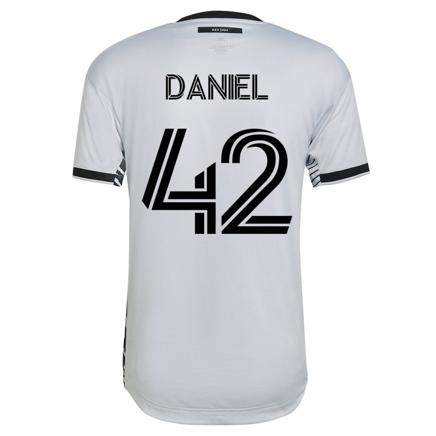 Dětské Daniel #42 Bílý Daleko Hráčské Dresy 2023/24 Dres