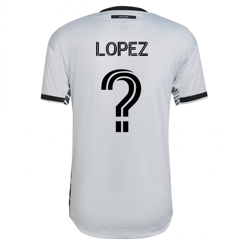 Dětské Mateo Lopez #0 Bílý Daleko Hráčské Dresy 2023/24 Dres