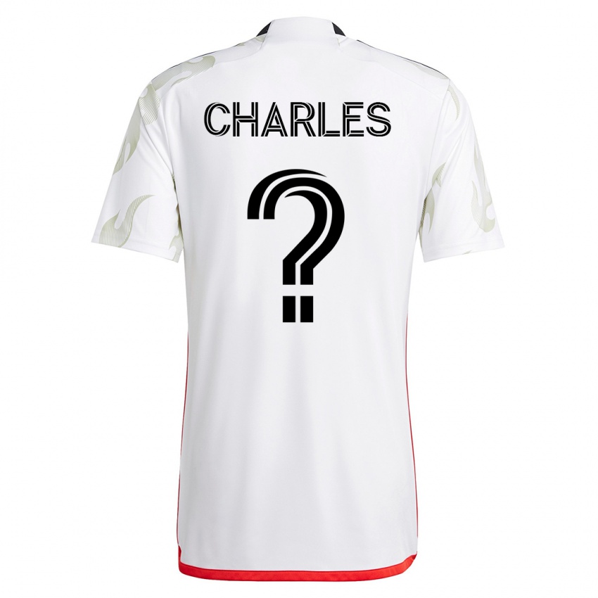 Dětské Ian Charles #0 Bílý Daleko Hráčské Dresy 2023/24 Dres