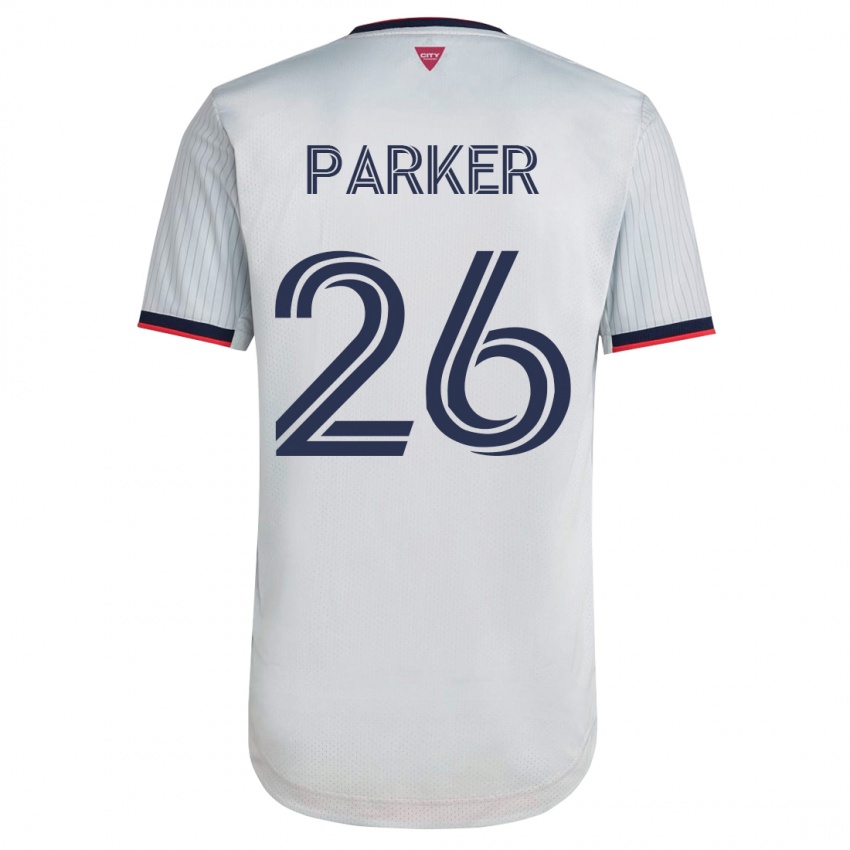 Dětské Tim Parker #26 Bílý Daleko Hráčské Dresy 2023/24 Dres