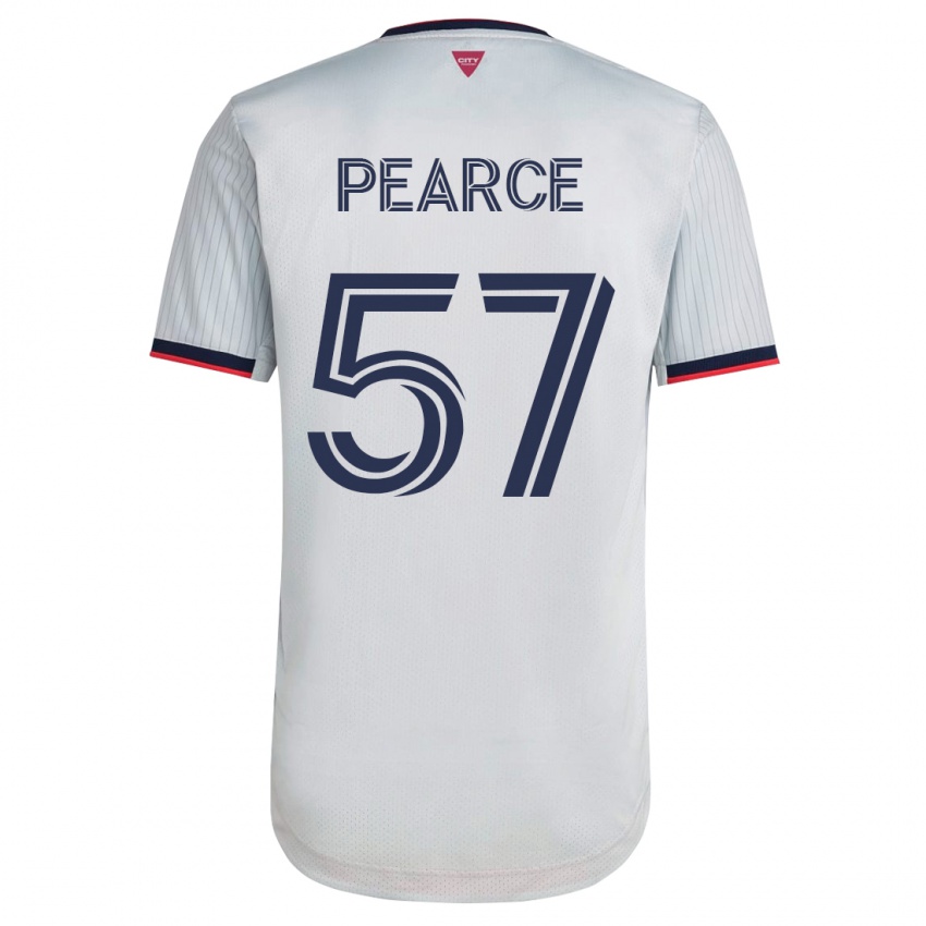 Dětské Tyson Pearce #57 Bílý Daleko Hráčské Dresy 2023/24 Dres
