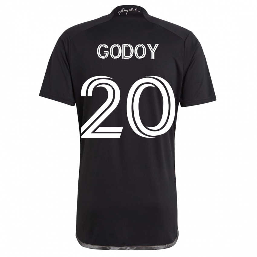 Dětské Aníbal Godoy #20 Černá Daleko Hráčské Dresy 2023/24 Dres