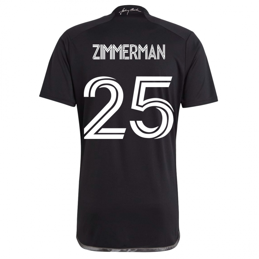 Dětské Walker Zimmerman #25 Černá Daleko Hráčské Dresy 2023/24 Dres
