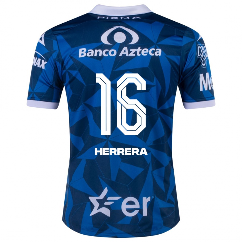 Dětské Alberto Herrera #16 Modrý Daleko Hráčské Dresy 2023/24 Dres