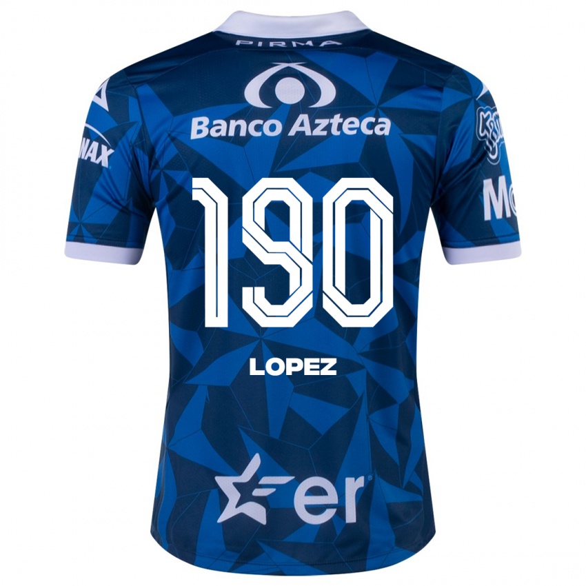 Dětské Josué López #190 Modrý Daleko Hráčské Dresy 2023/24 Dres