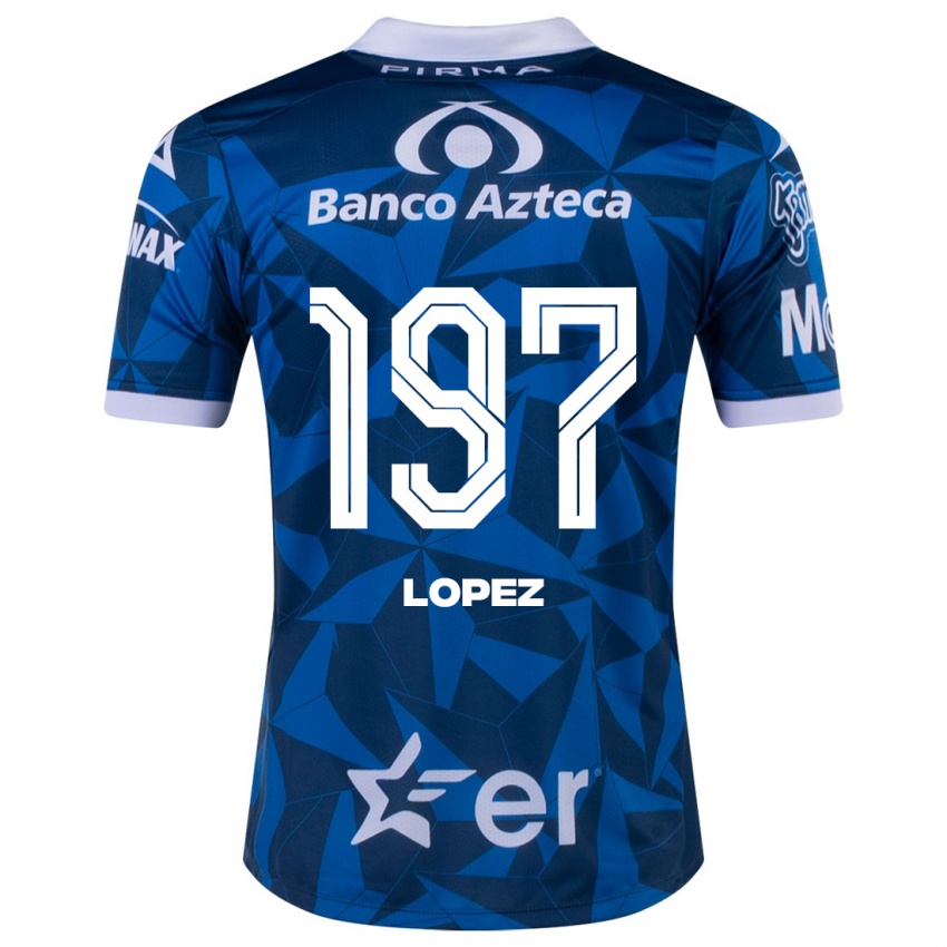 Dětské Sebastián López #197 Modrý Daleko Hráčské Dresy 2023/24 Dres