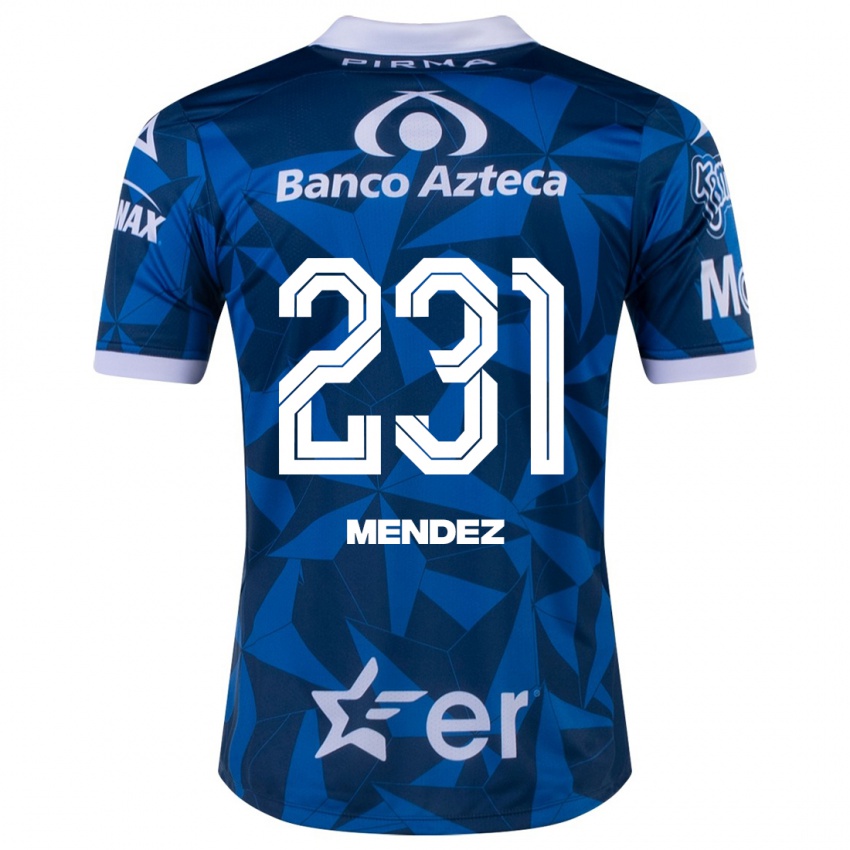 Dětské Alejandro Méndez #231 Modrý Daleko Hráčské Dresy 2023/24 Dres