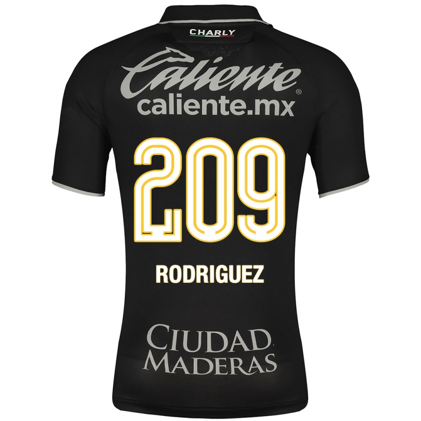 Dětské Víctor Rodríguez #209 Černá Daleko Hráčské Dresy 2023/24 Dres