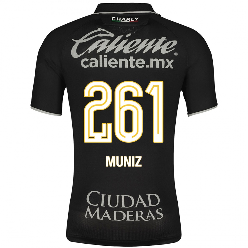 Dětské César Muñiz #261 Černá Daleko Hráčské Dresy 2023/24 Dres