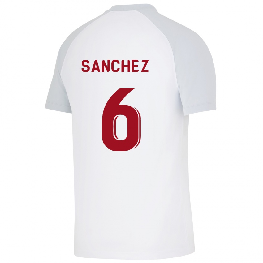 Dětské Davinson Sanchez #6 Bílý Daleko Hráčské Dresy 2023/24 Dres