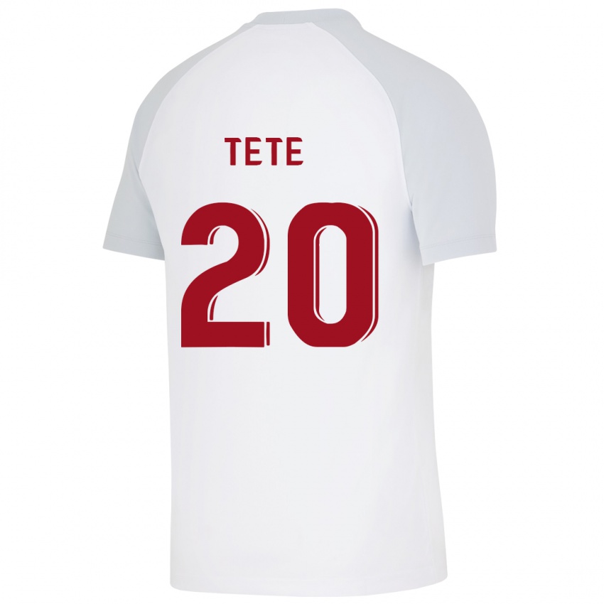 Dětské Tete #20 Bílý Daleko Hráčské Dresy 2023/24 Dres