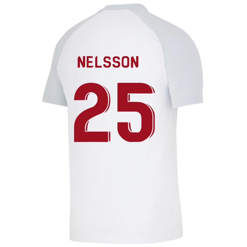 Dětské Victor Nelsson #25 Bílý Daleko Hráčské Dresy 2023/24 Dres
