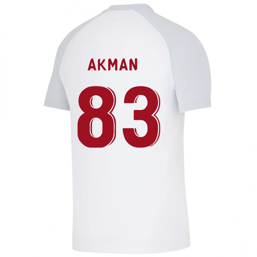 Dětské Efe Akman #83 Bílý Daleko Hráčské Dresy 2023/24 Dres