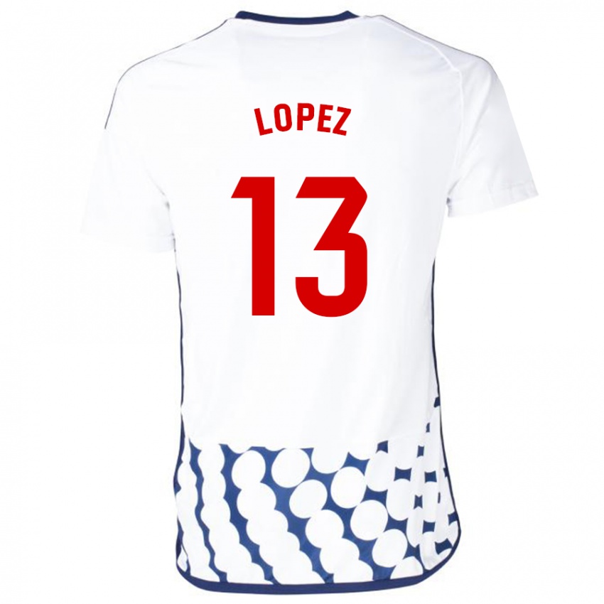 Dětské Luis López #13 Bílý Daleko Hráčské Dresy 2023/24 Dres