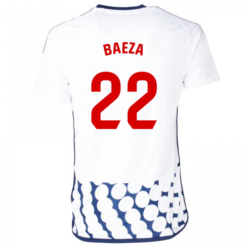 Dětské Miguel Baeza #22 Bílý Daleko Hráčské Dresy 2023/24 Dres