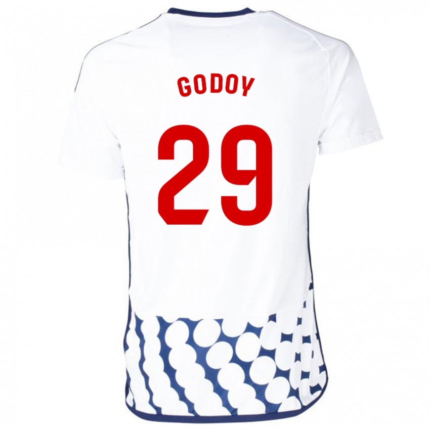 Dětské Alan Godoy #29 Bílý Daleko Hráčské Dresy 2023/24 Dres