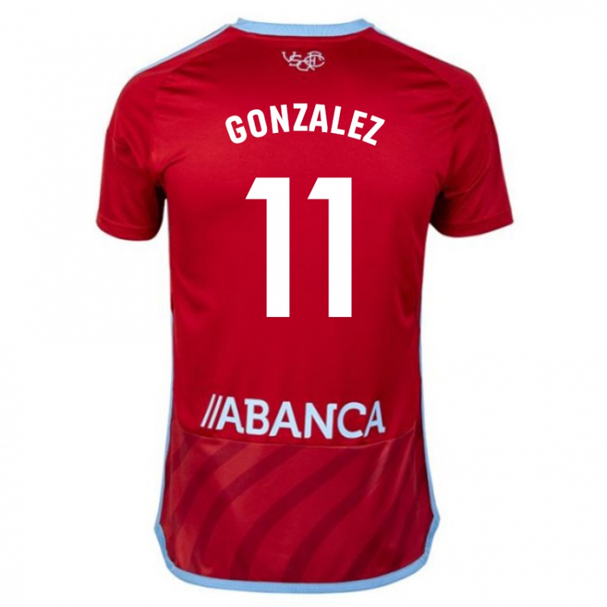 Dětské Alfon González #11 Červené Daleko Hráčské Dresy 2023/24 Dres
