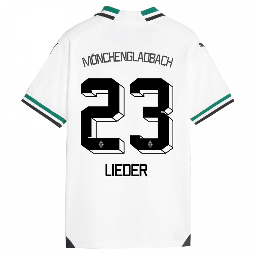 Pánské Michel Lieder #23 Bílá Zelená Domů Hráčské Dresy 2023/24 Dres