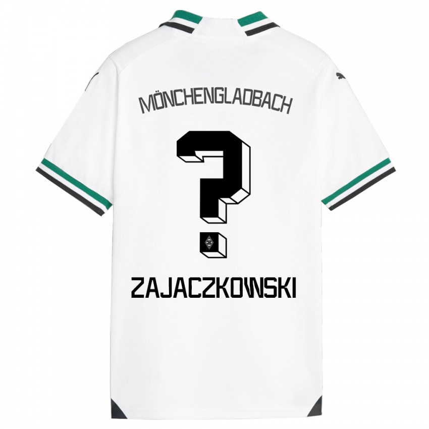 Pánské Vincent Zajaczkowski #0 Bílá Zelená Domů Hráčské Dresy 2023/24 Dres