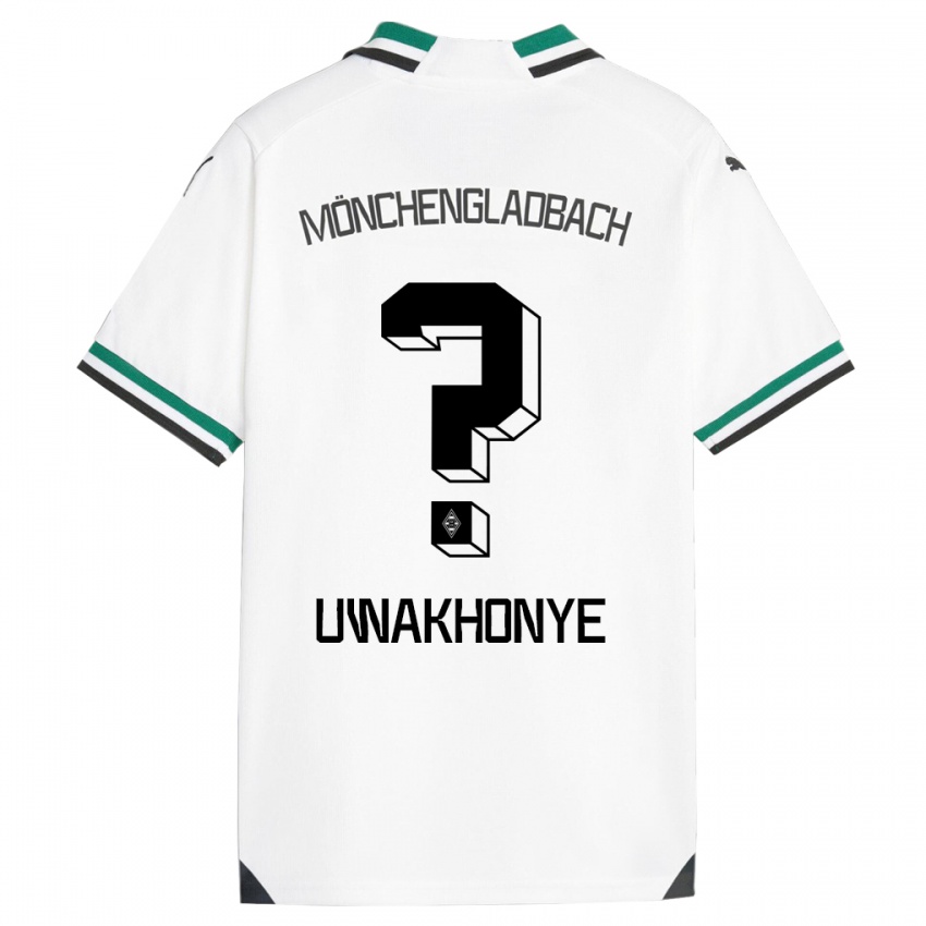 Pánské Josiah Uwakhonye #0 Bílá Zelená Domů Hráčské Dresy 2023/24 Dres