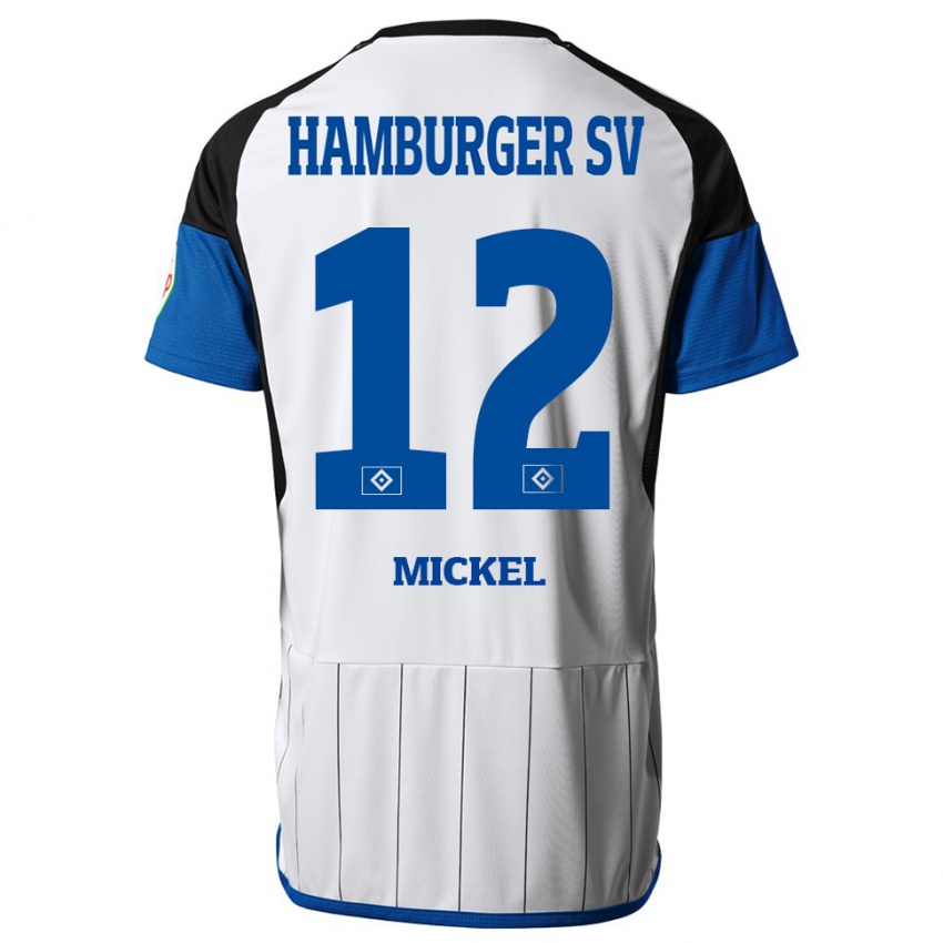 Pánské Tom Mickel #12 Bílý Domů Hráčské Dresy 2023/24 Dres