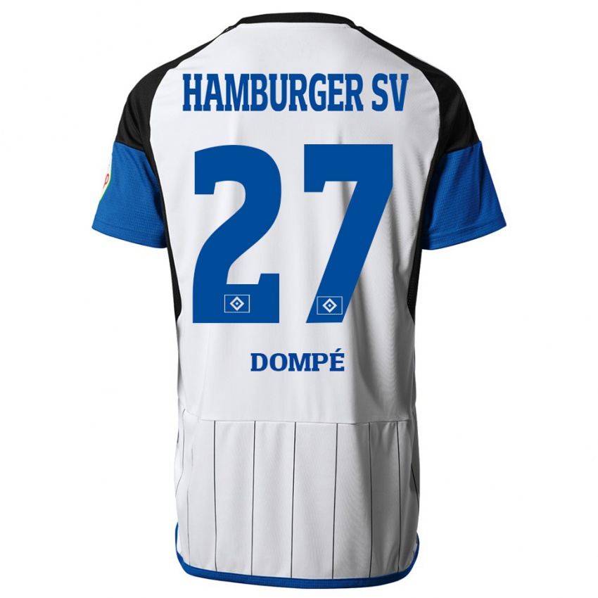 Pánské Jean-Luc Dompé #27 Bílý Domů Hráčské Dresy 2023/24 Dres