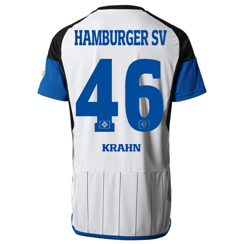 Pánské Elijah Krahn #46 Bílý Domů Hráčské Dresy 2023/24 Dres