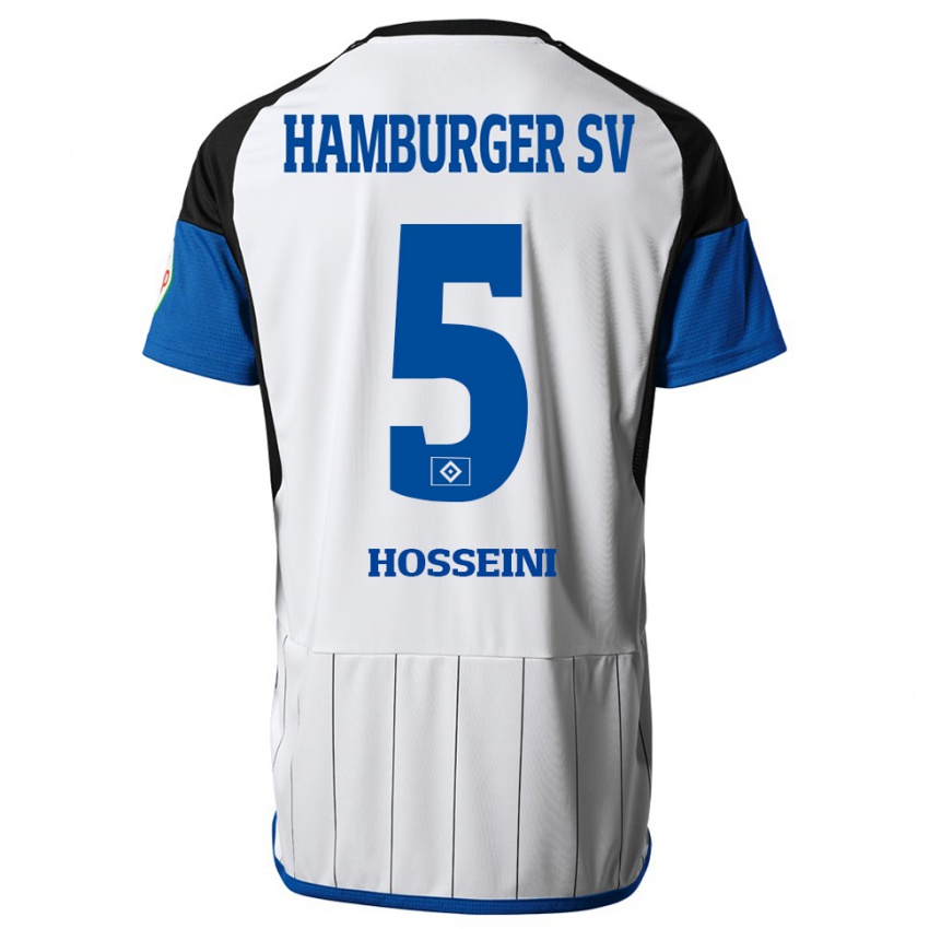 Pánské Reza Hosseini #5 Bílý Domů Hráčské Dresy 2023/24 Dres