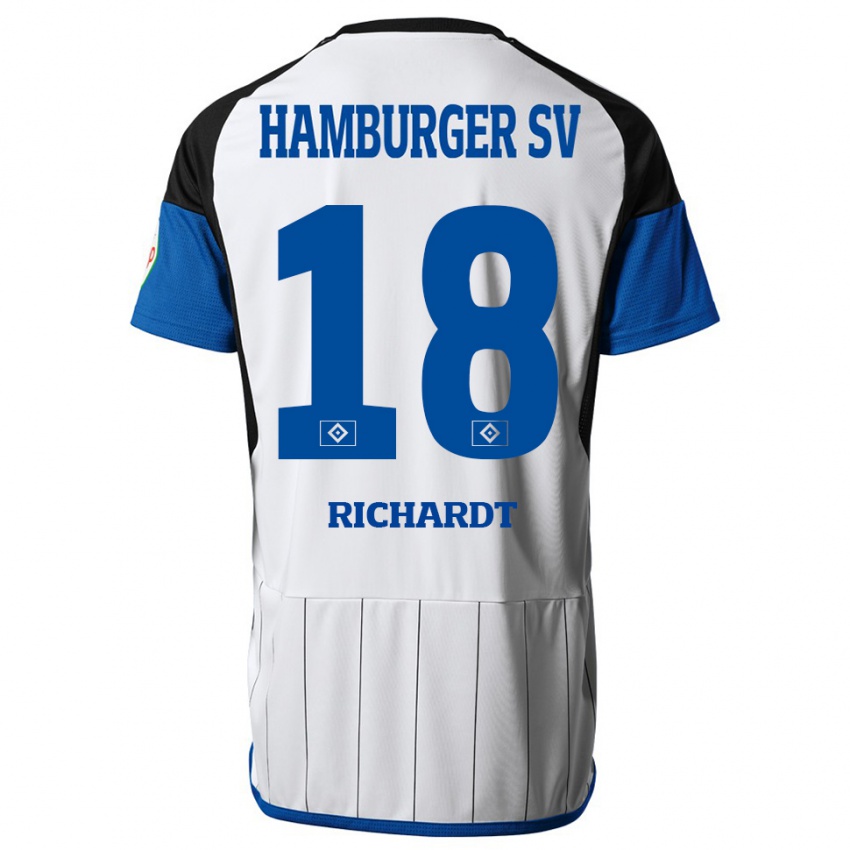 Pánské Dayo Richardt #18 Bílý Domů Hráčské Dresy 2023/24 Dres