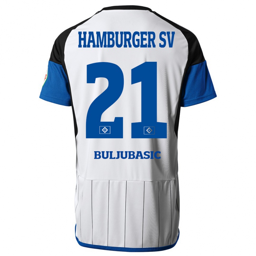 Pánské Amer Buljubasic #21 Bílý Domů Hráčské Dresy 2023/24 Dres