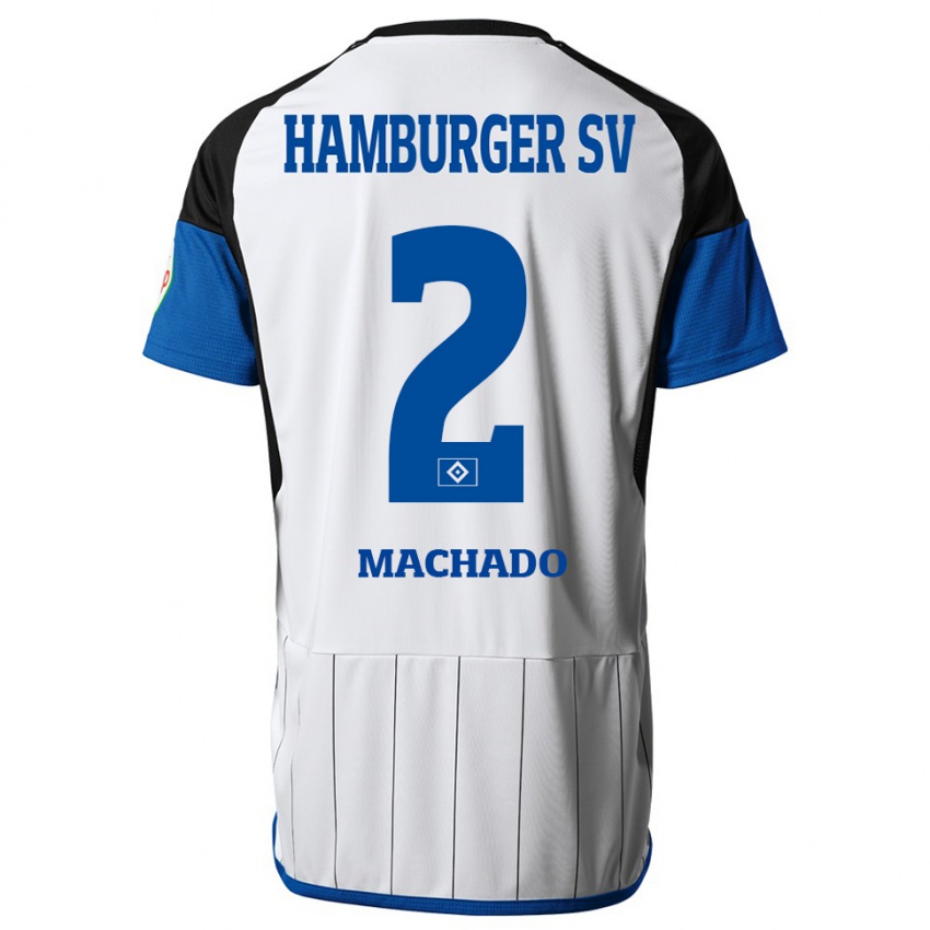 Pánské Kilian Hölscher Machado #2 Bílý Domů Hráčské Dresy 2023/24 Dres