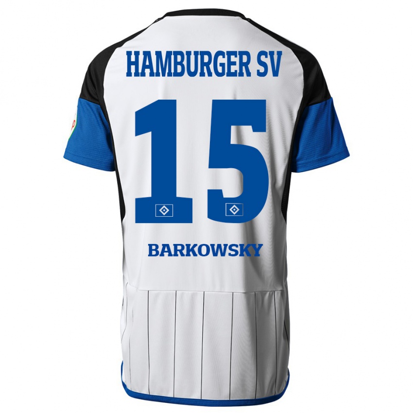 Pánské Finn Barkowsky #15 Bílý Domů Hráčské Dresy 2023/24 Dres