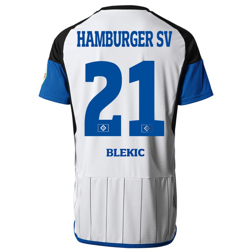 Pánské Romeo Blekic #21 Bílý Domů Hráčské Dresy 2023/24 Dres